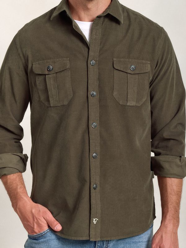 Camisa de Veludo Cotelê com Bolsos | Caza