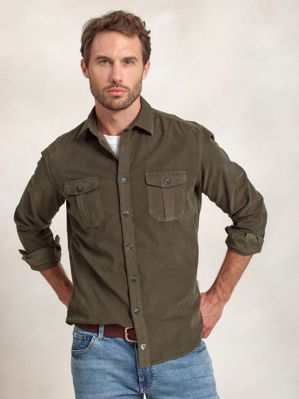 Camisa de Veludo Cotelê com Bolsos | Caza