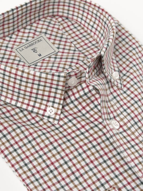 Camisa Xadrez Mini | Burgundy
