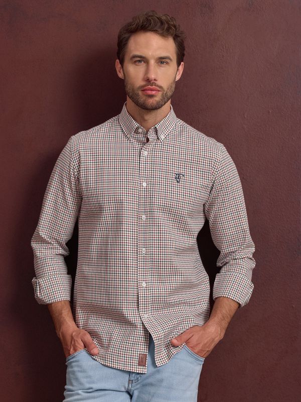 Camisa Xadrez Mini | Burgundy