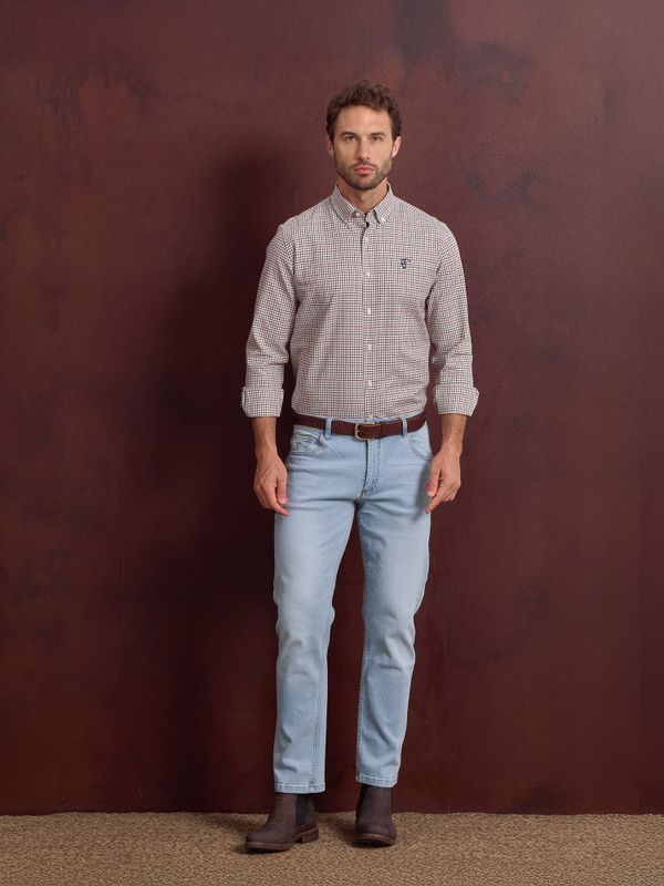 Camisa Xadrez Mini | Burgundy