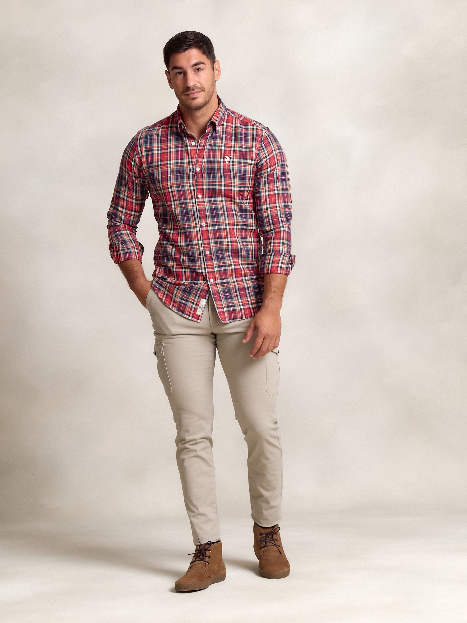 Tartán Checkered Shirt Red