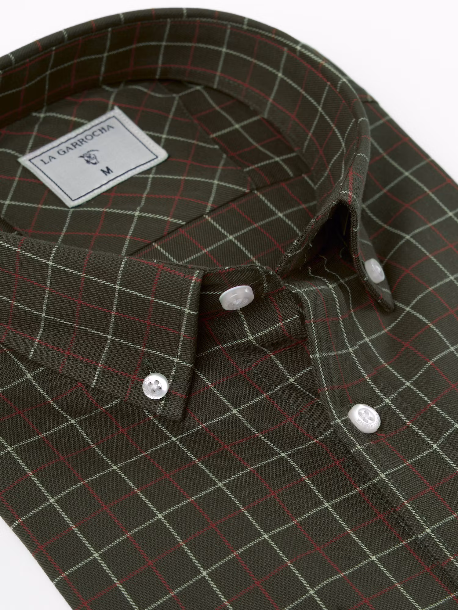 Green Checkered Viyela Shirt