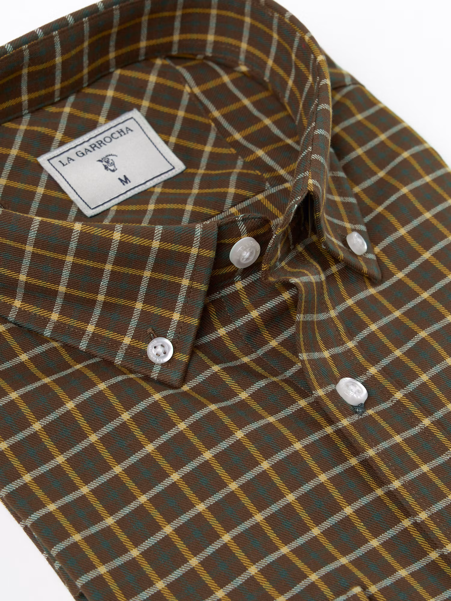 Brown Checkered Viyela Shirt