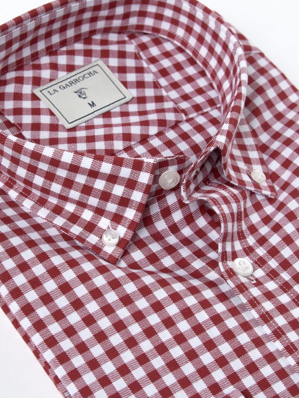 Camisa Xadrez Vichy Viyela | Tinto 