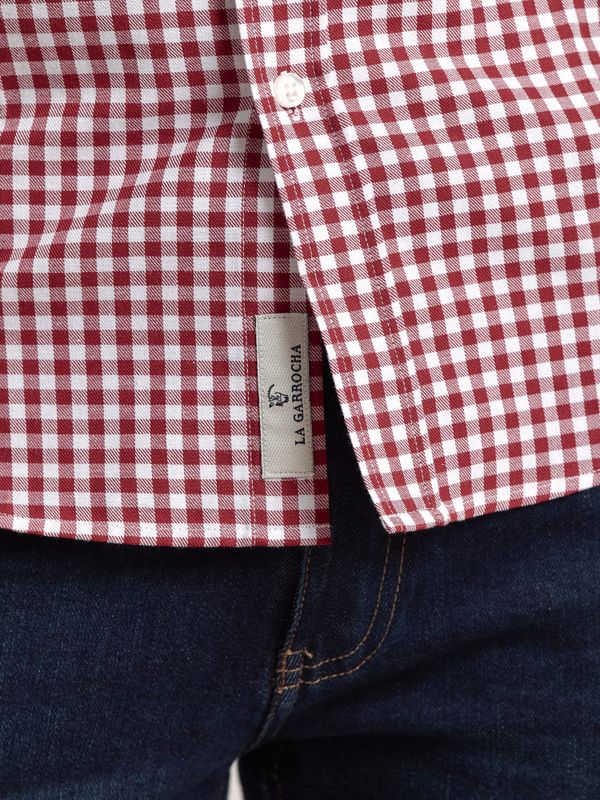 Camisa Xadrez Vichy Viyela | Tinto 