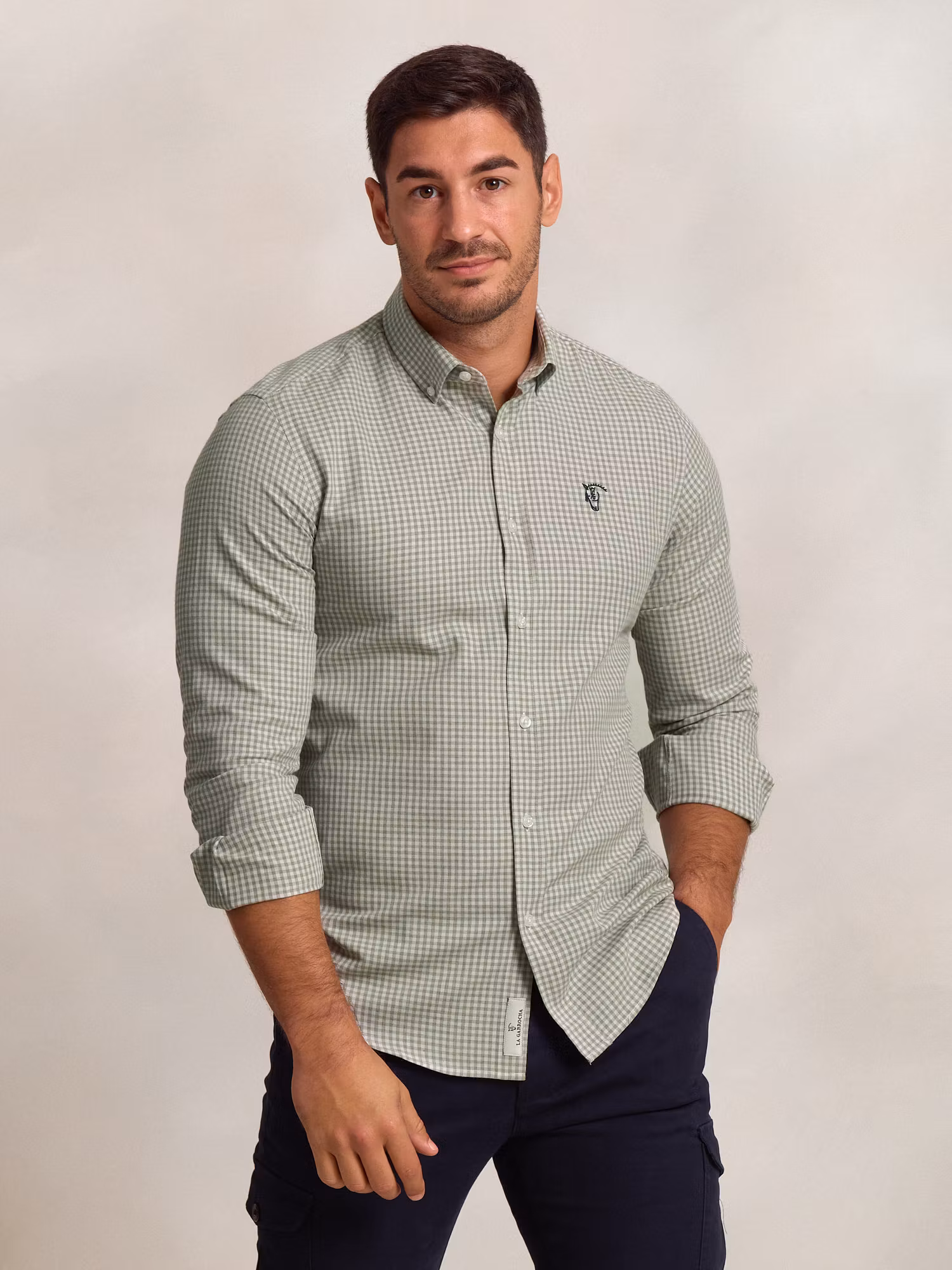 Mini Vichy Check Viella Shirt | Salvia