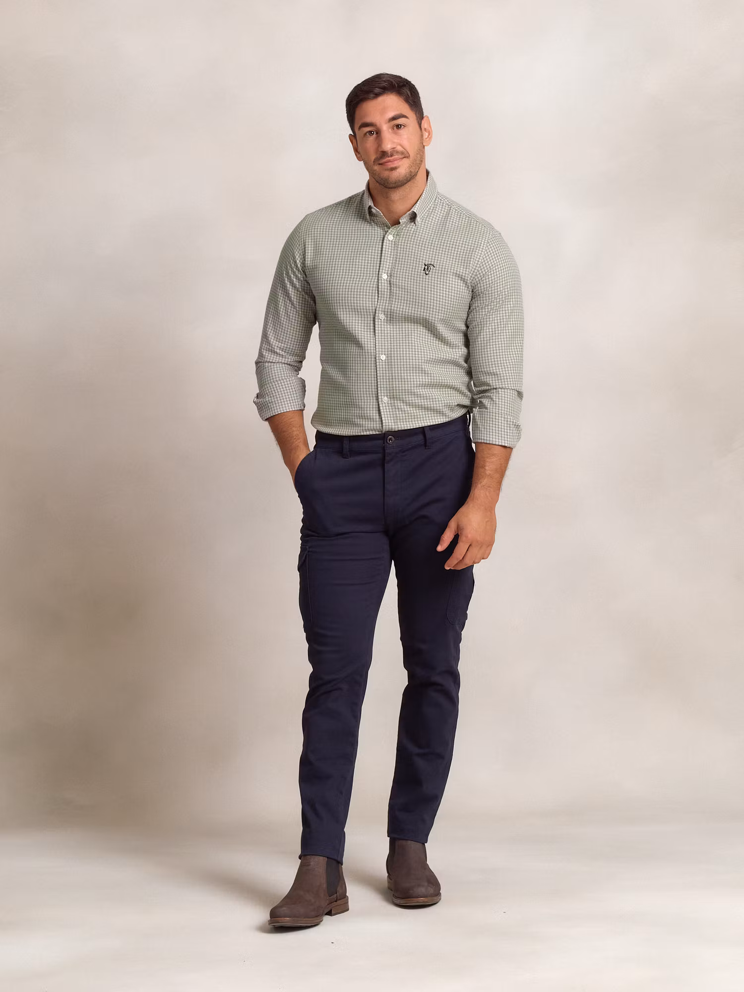 Mini Vichy Check Viella Shirt | Salvia