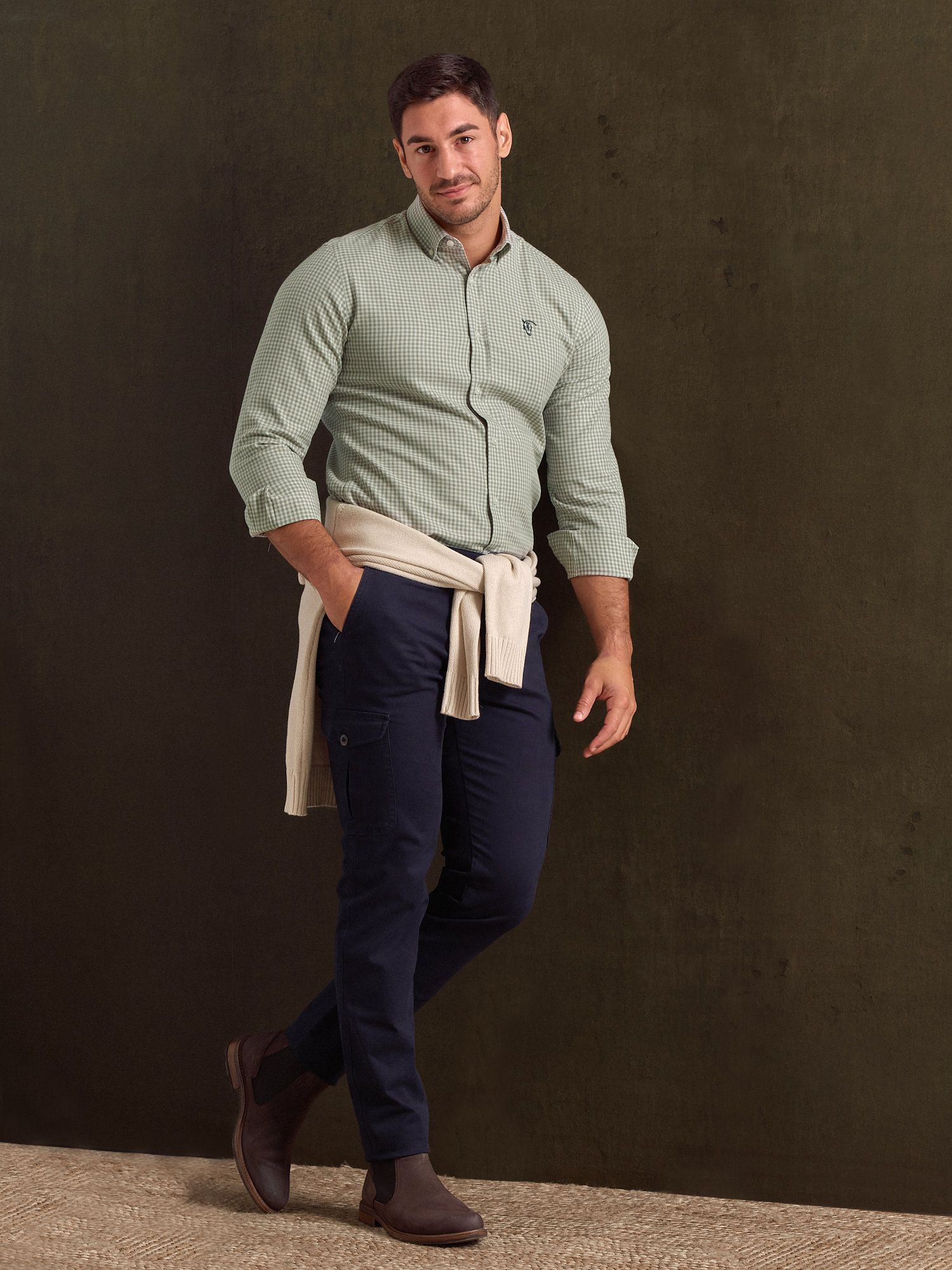 Mini Vichy Check Viella Shirt | Salvia