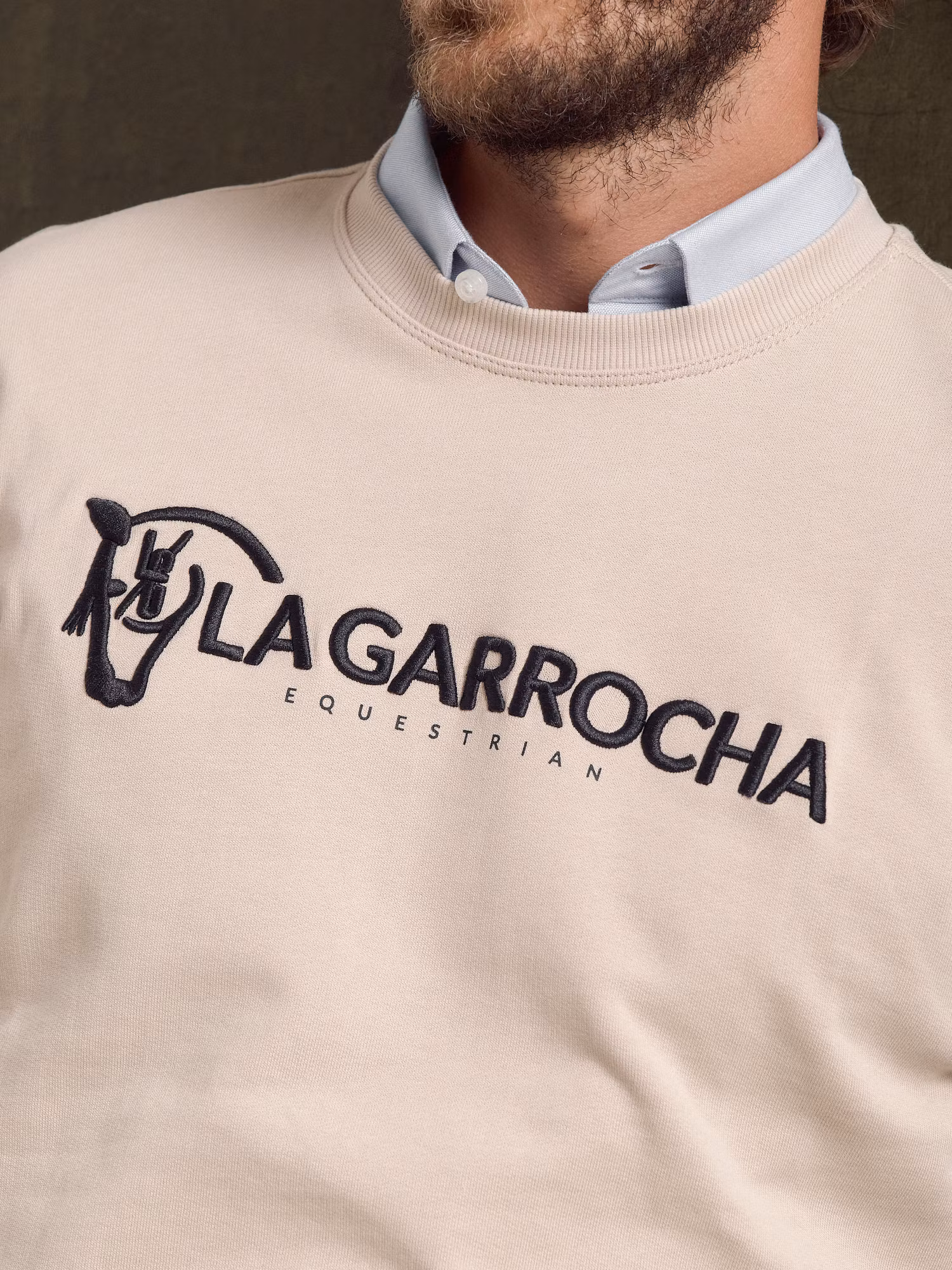 Equestrian Sweatshirt | Nude