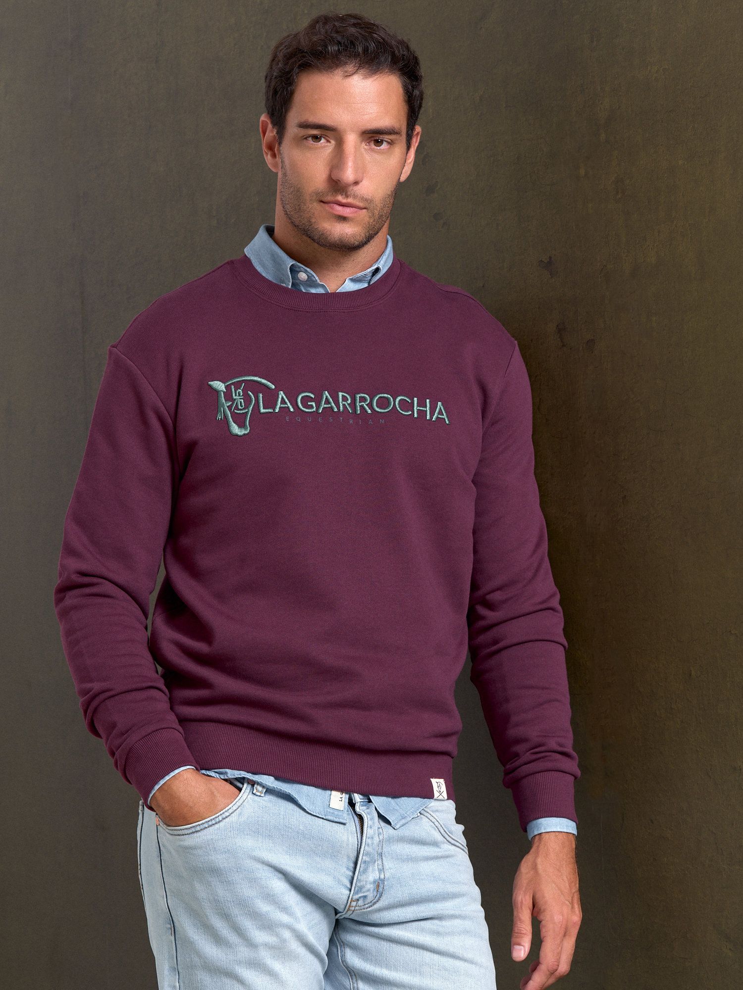 Equestrian Sweatshirt | Mulberry
