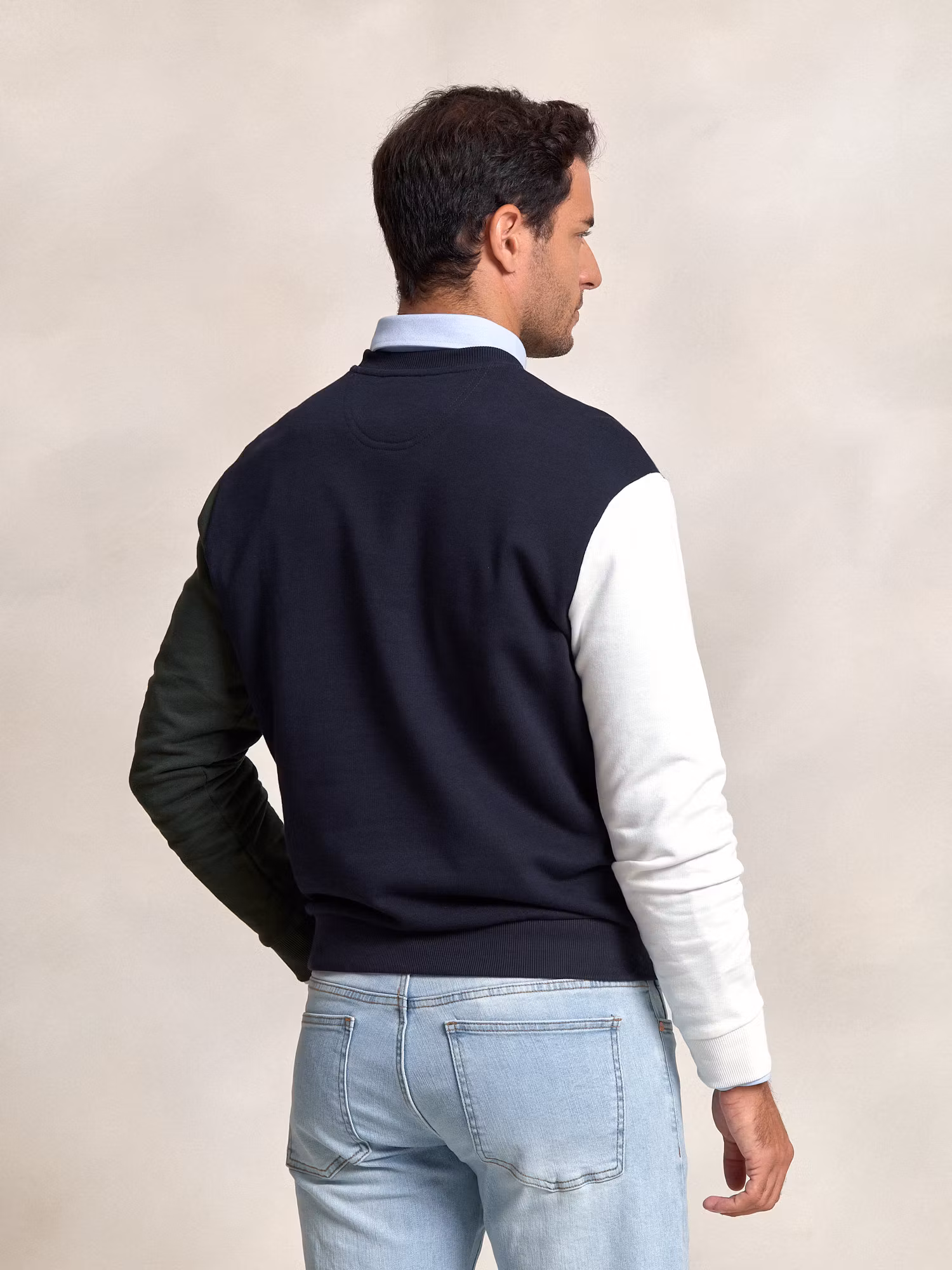 Multicolor Crew Neck Sweatshirt | Marino