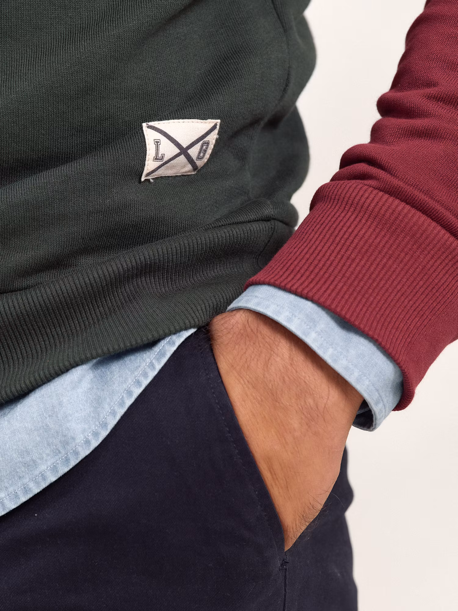 Multicolor Crew Neck Sweatshirt | Abeto