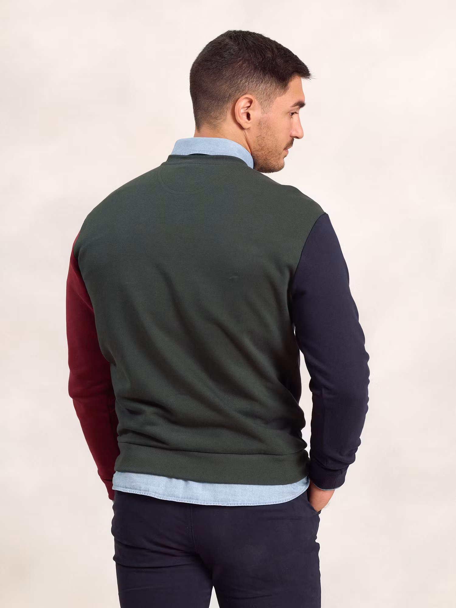 Multicolor Crew Neck Sweatshirt | Abeto