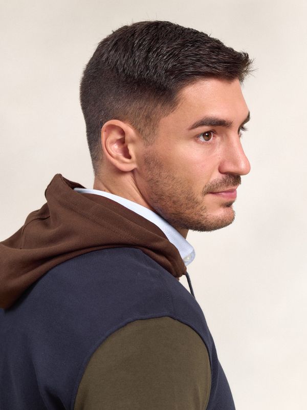 Sweatshirt Com Capuz Multicolorido | Marino