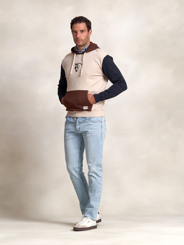 Sweatshirt Com Capuz Multicolorido | Nude