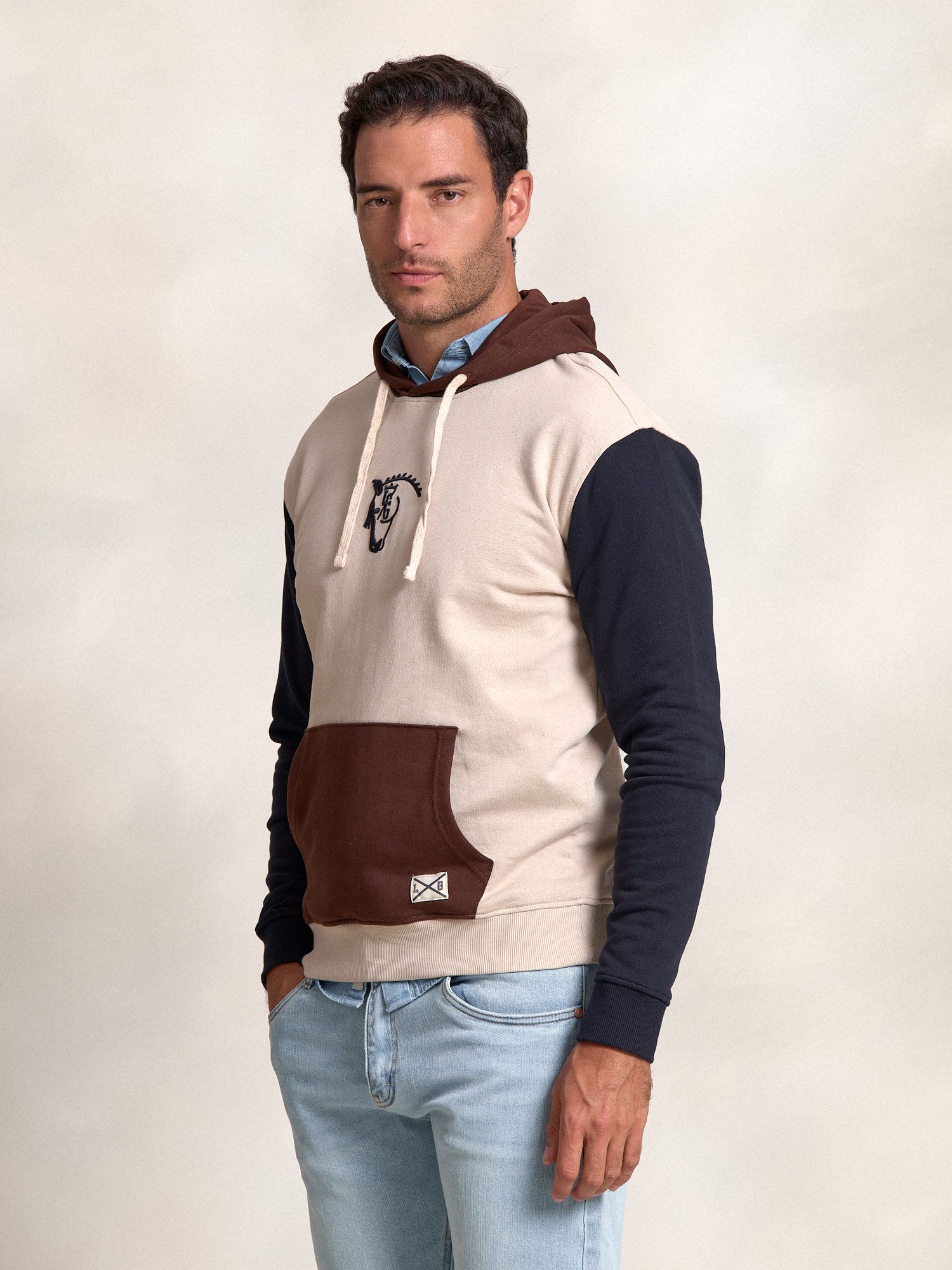 Multicolour Hooded | Nude