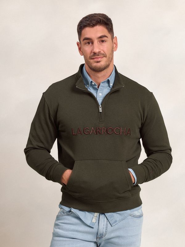 Sweatshirt de meio zíper Brand | Caza