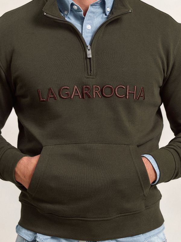 Sweatshirt de meio zíper Brand | Caza