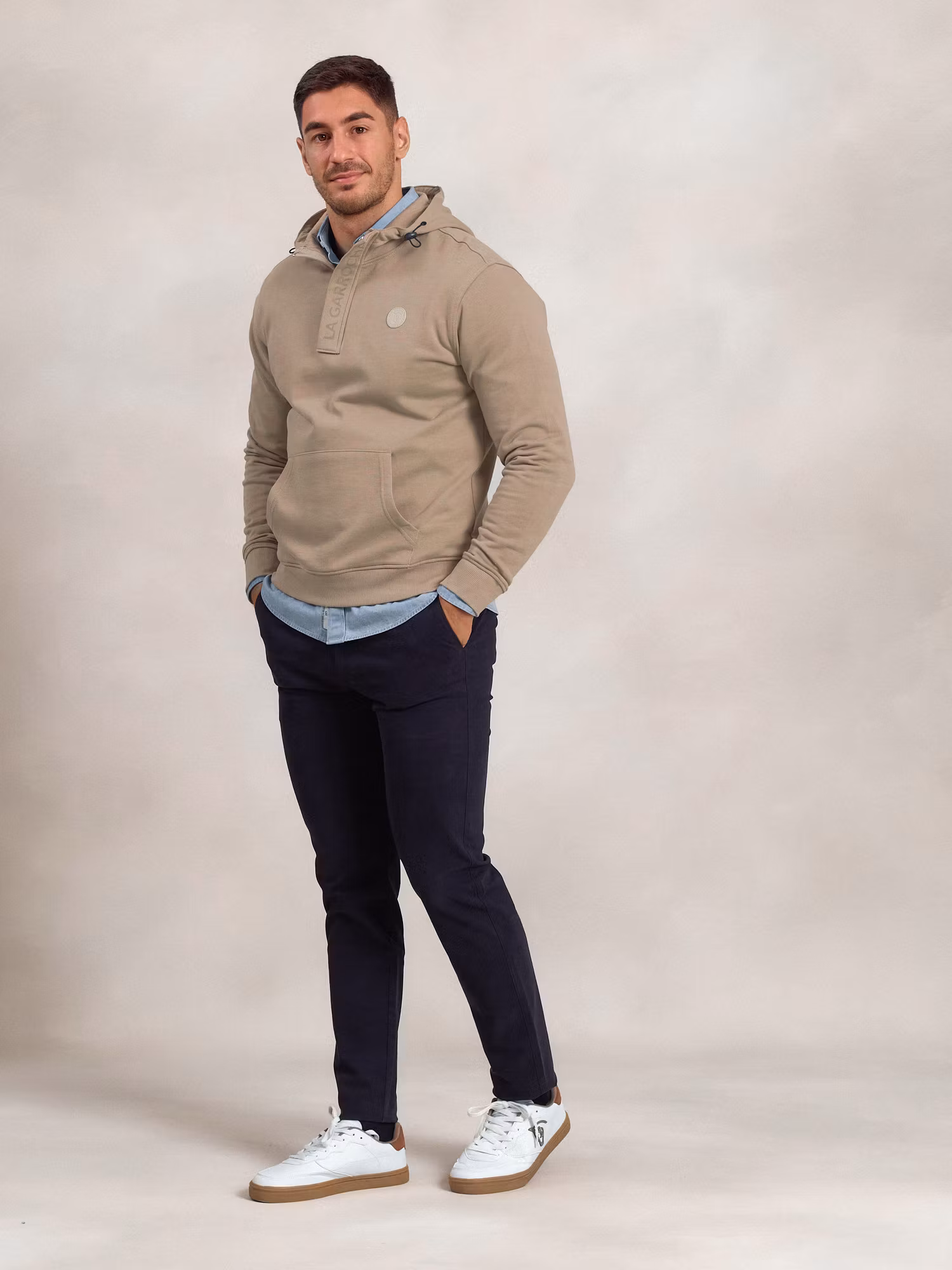 Half-Zip Hoodie Sweatshirt | Piedra