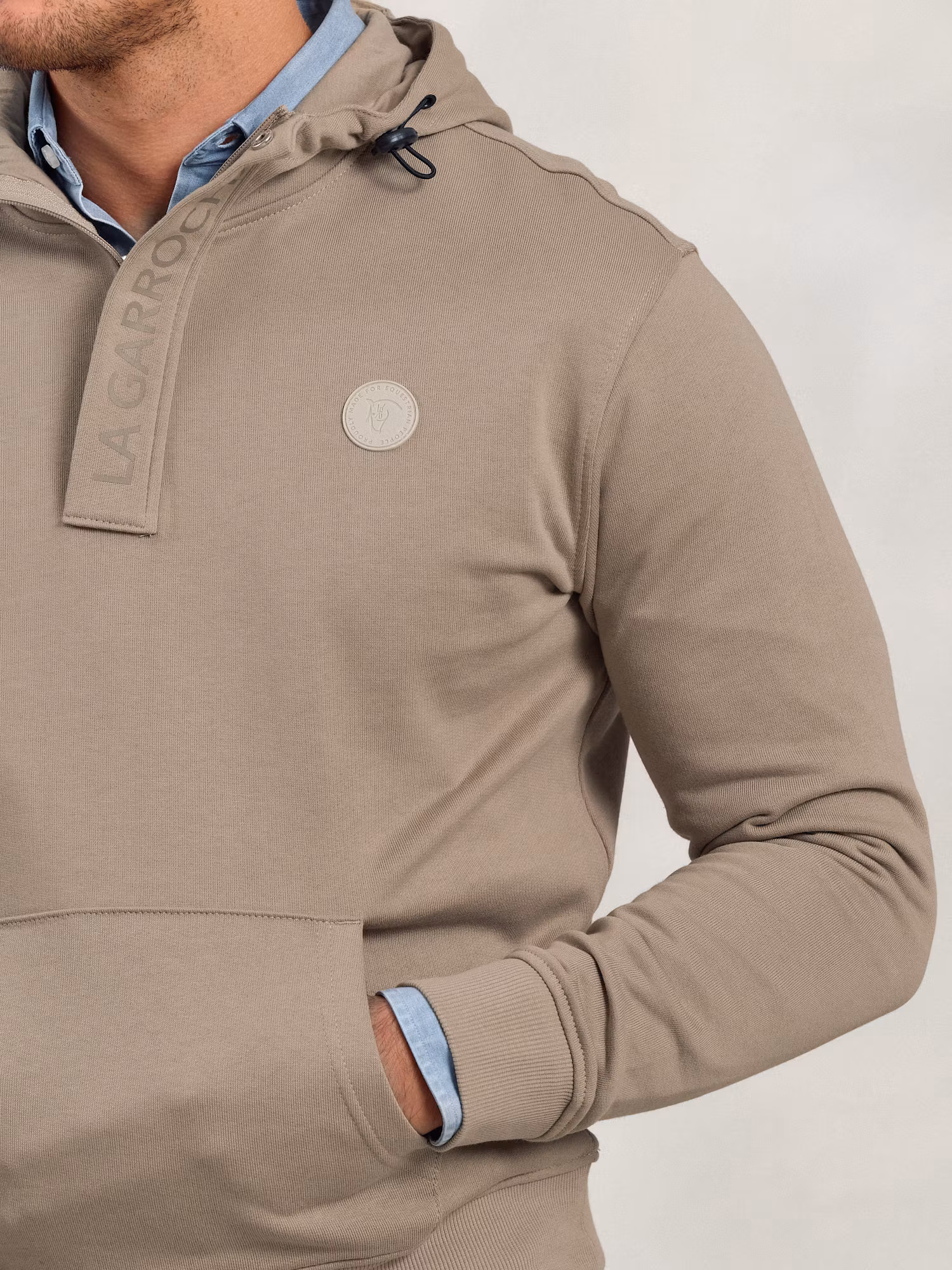Half-Zip Hoodie Sweatshirt | Piedra