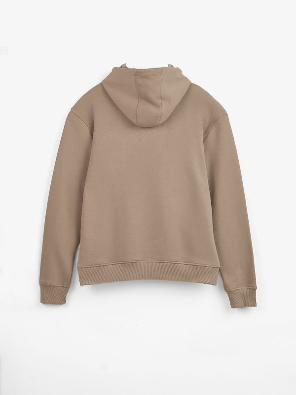 Sweatshirt com Meio Zíper e Capuz | Piedra