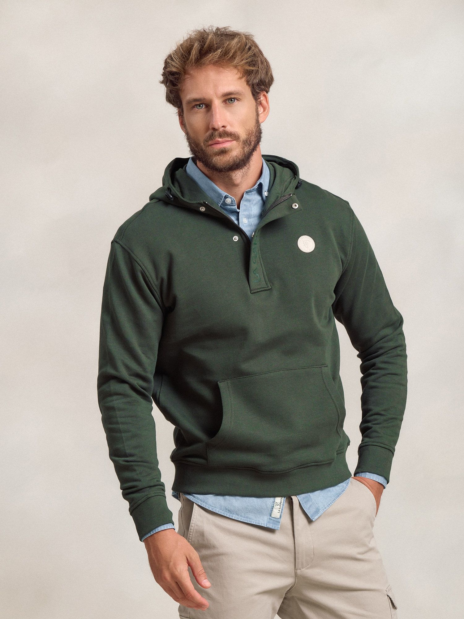 Half-Zip Hoodie Sweatshirt | Abeto