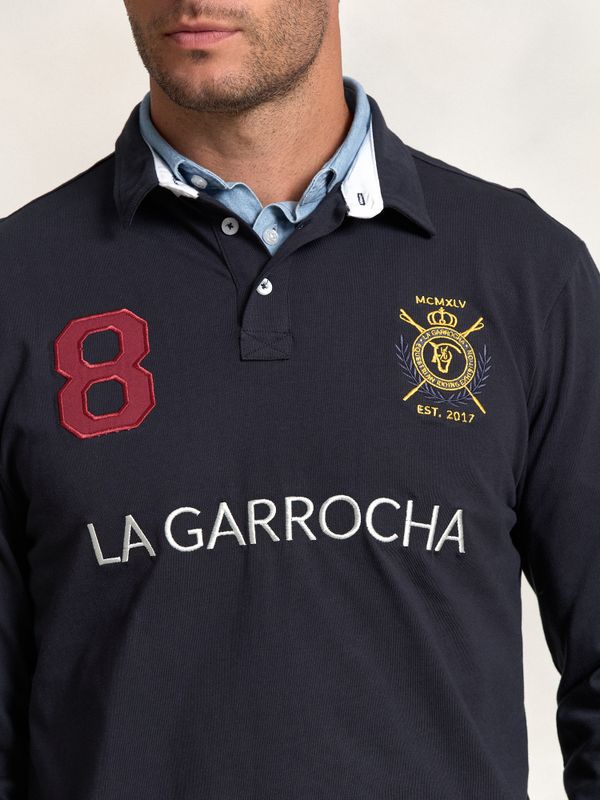 Polo com Patches | Marino