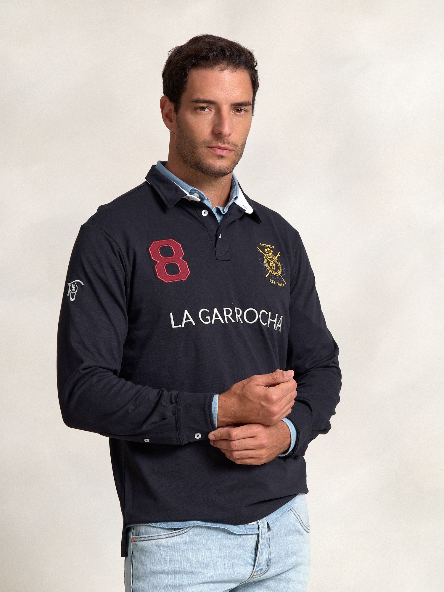 Polo Parches | Marino