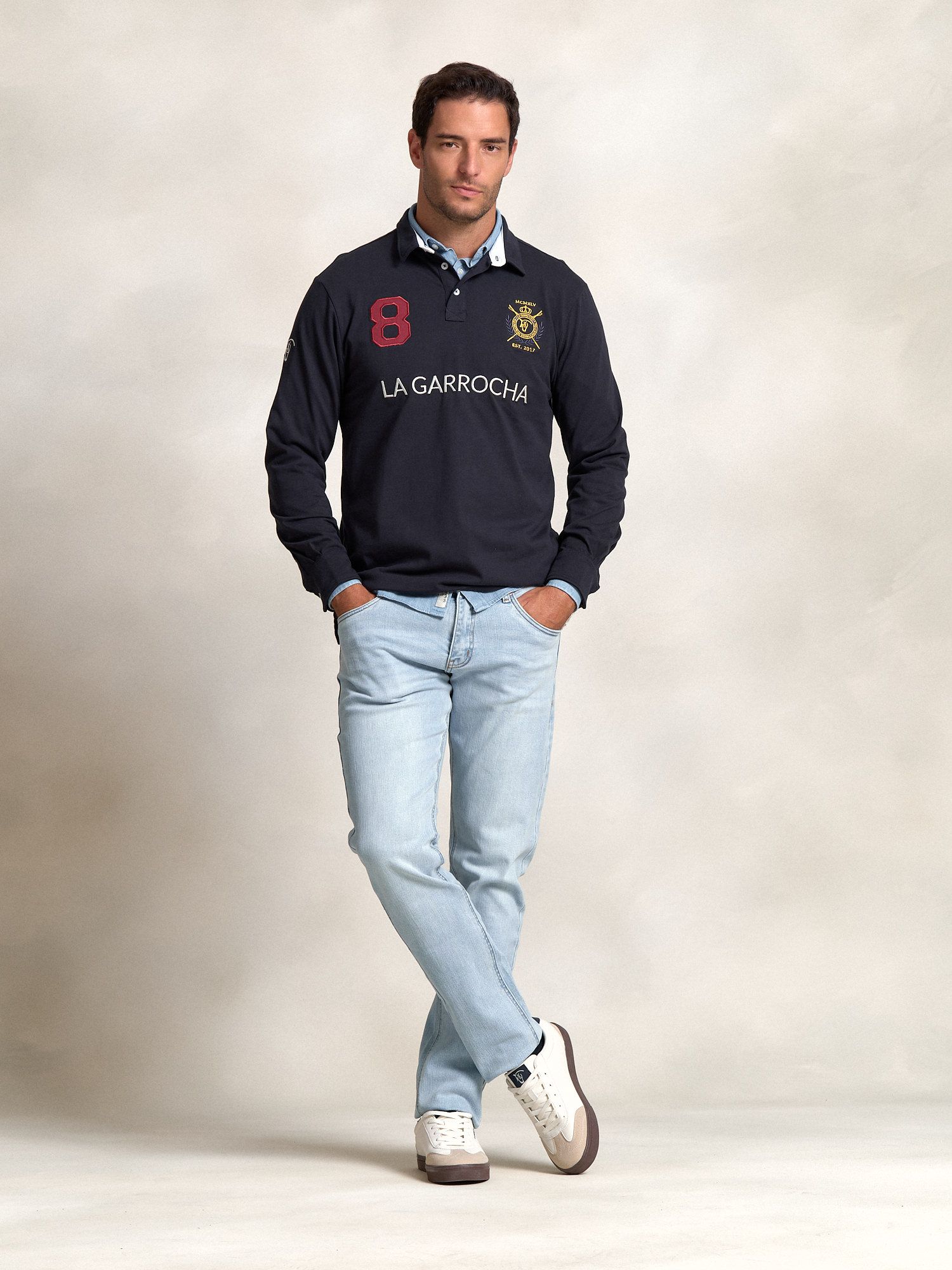 Polo Parches | Marino