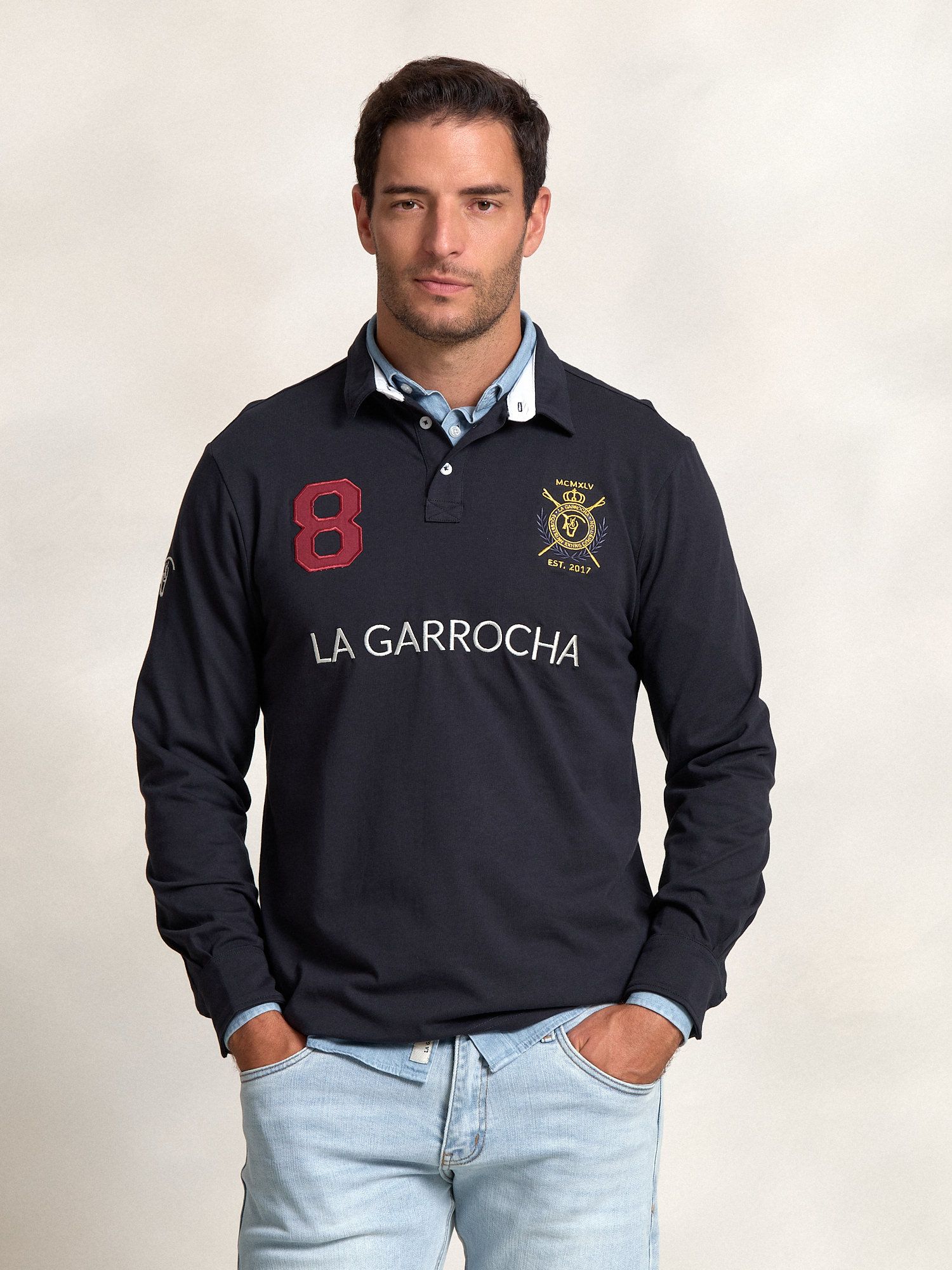 Polo Parches | Marino