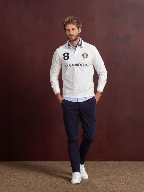 Polo com Patches | Crudo