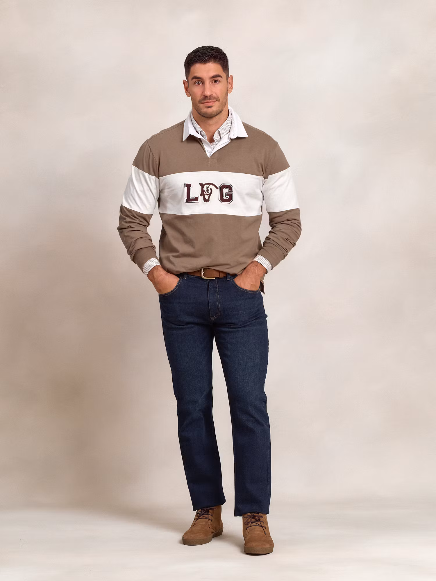 Polo LG Equestrian | Sepia