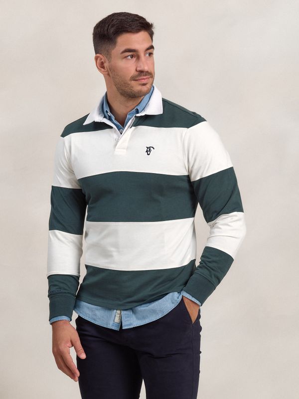 Polo Listrado com Número | Egeo