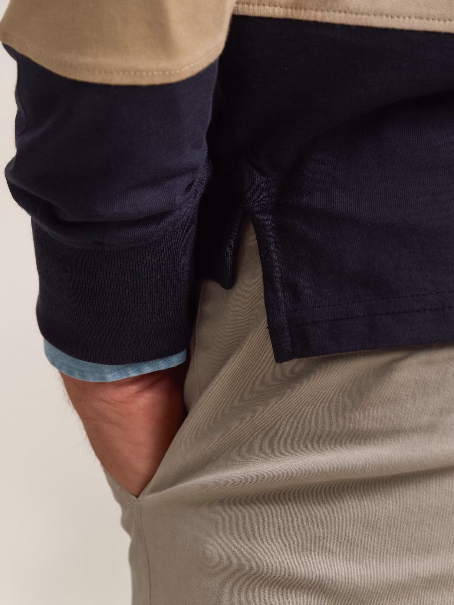 Polo Rayas Número | Marino