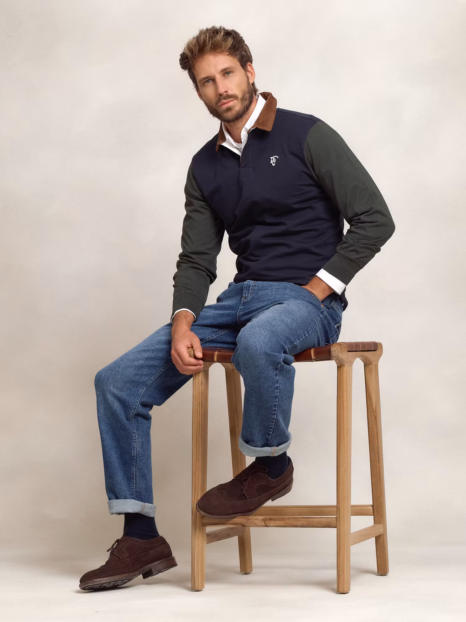 Polo Cuello Pana | Marino