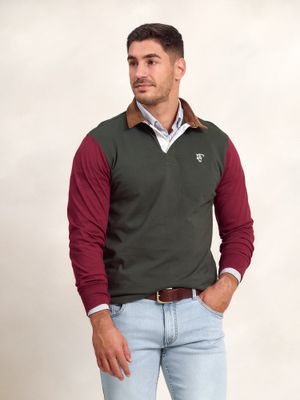 Corduroy Collar Polo Shirt | Abeto