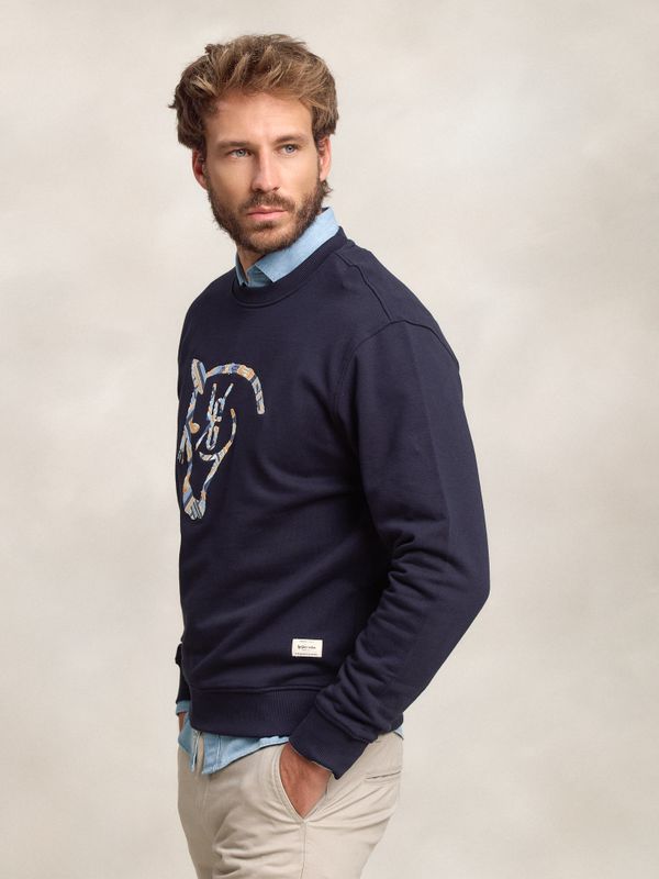 Sweatshirt Étnico | Marino