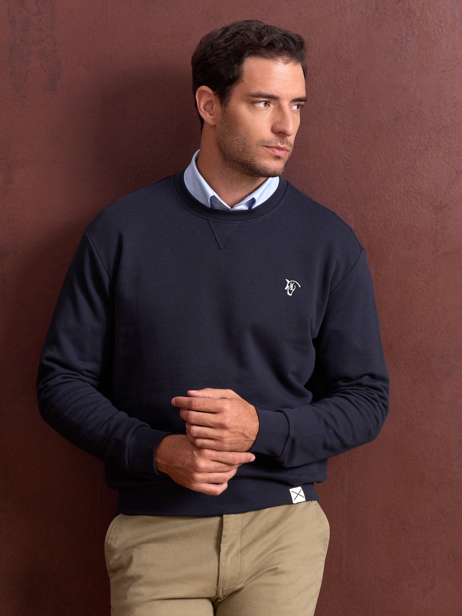 Sweatshirt Básica | Marino