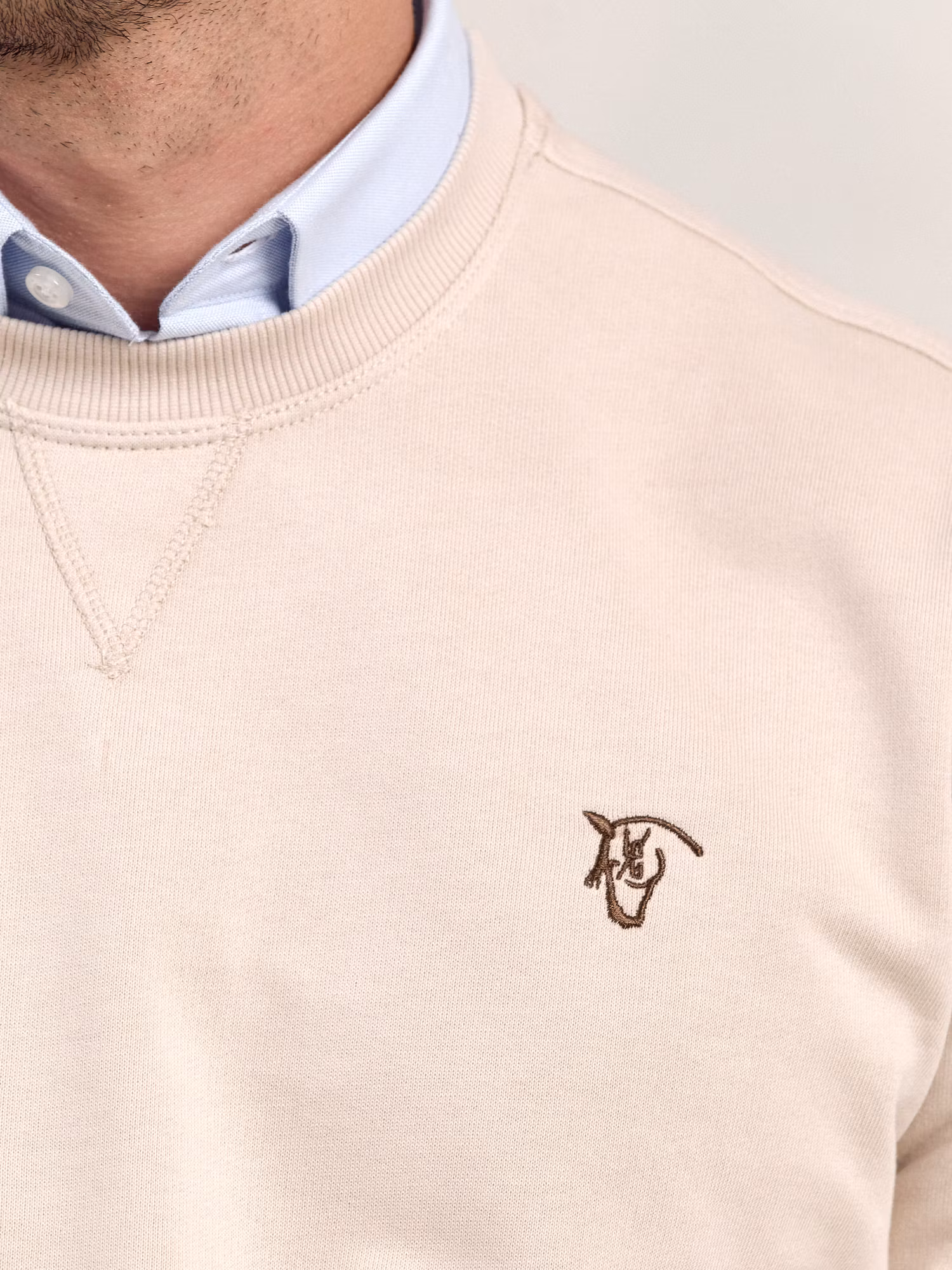 Basic Sweatshirt | Nude
