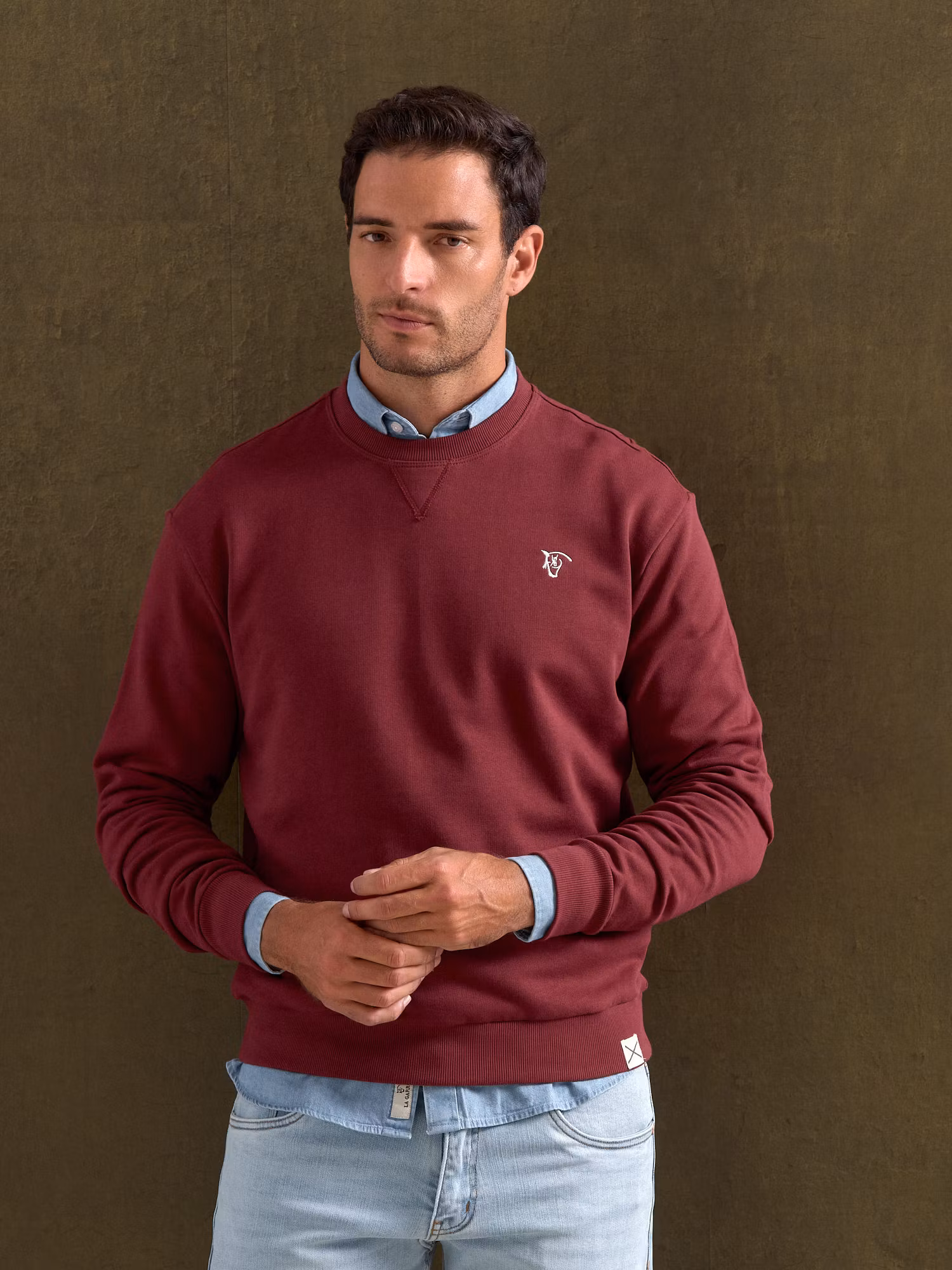 Basic Sweatshirt | Burgundy