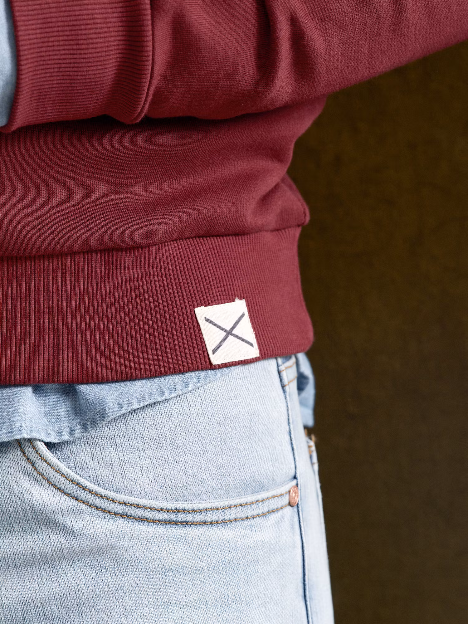 Basic Sweatshirt | Burgundy
