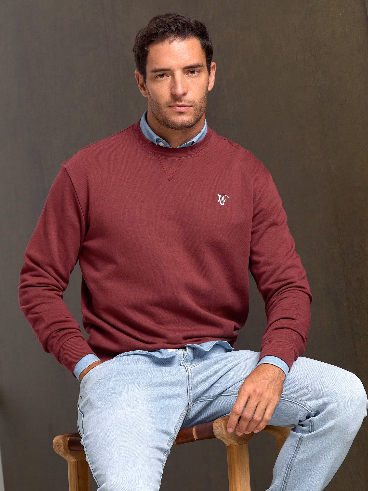 Basic Sweatshirt | Burgundy