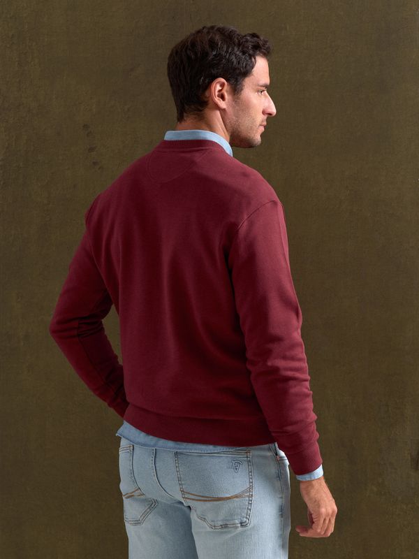 Sweatshirt Básica | Burgundy