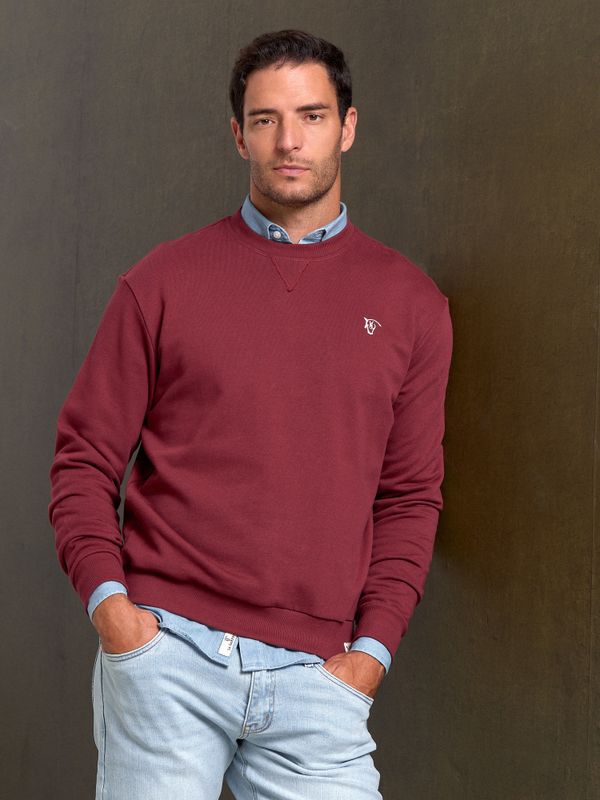 Basic Sweatshirt | Burgundy