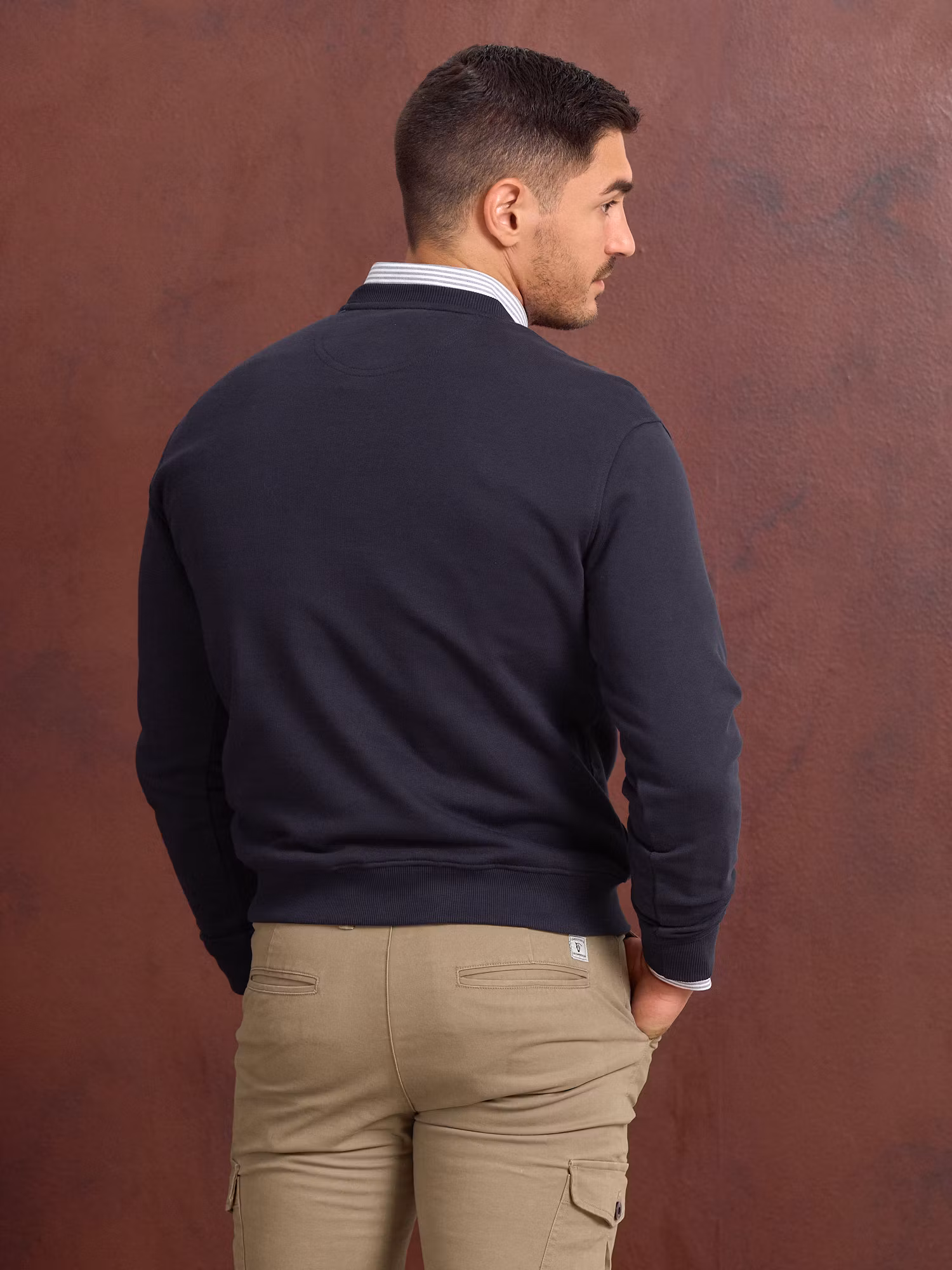 Emblem Sweatshirt | Marino