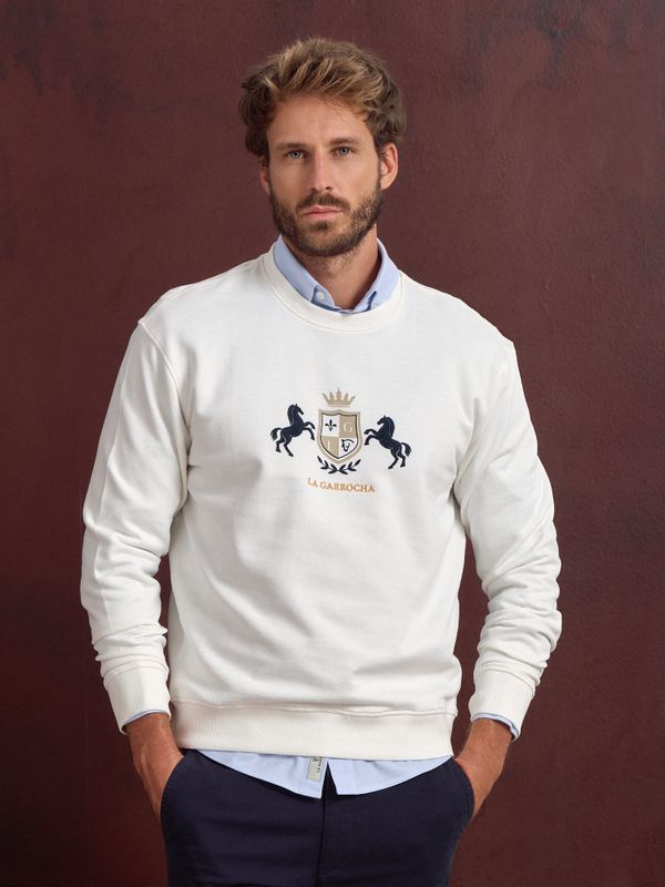 Sudadera Escudo | Crudo