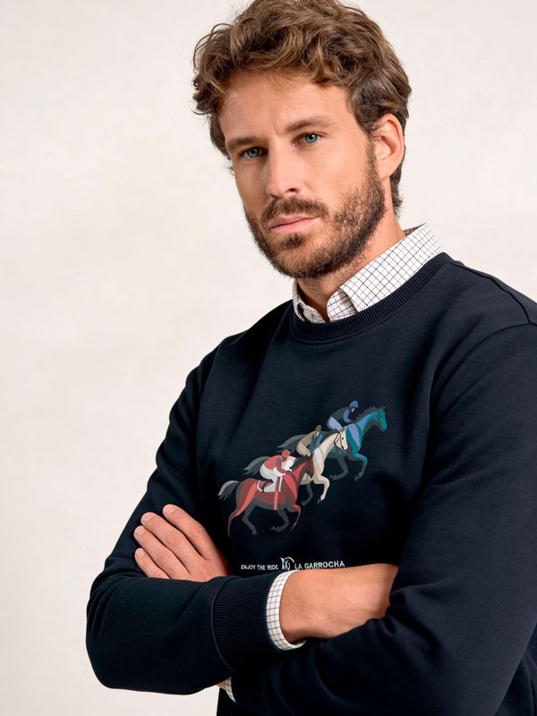 Sudadera Enjoy The Ride | Marino