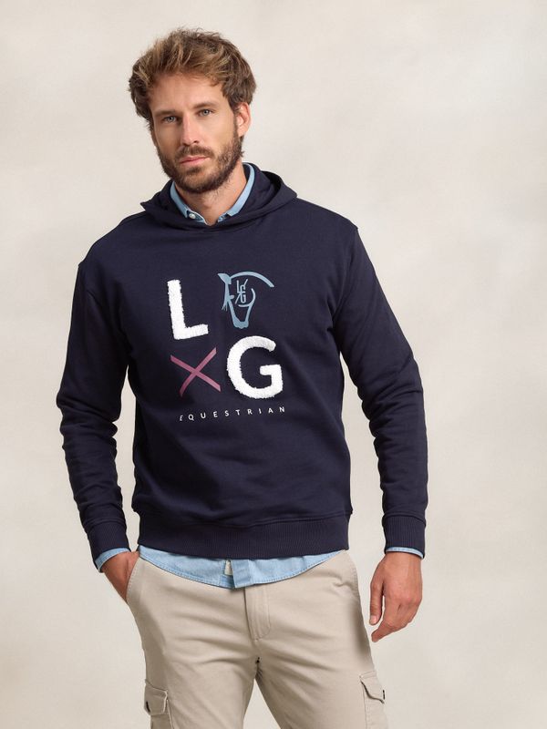 Sweatshirt com Capuz LG | Marino