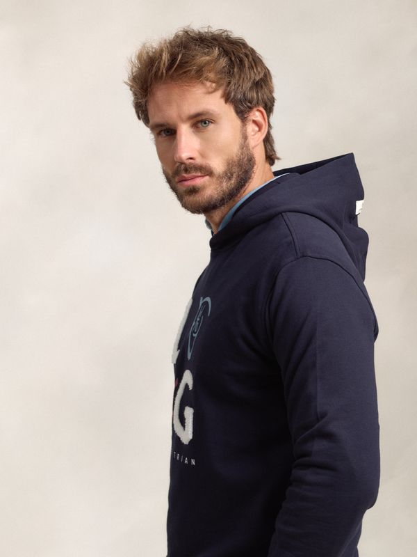 Sweatshirt com Capuz LG | Marino